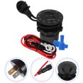 thumbnail image 4 of 1pc Dual-port Car Charger Convenient Car Adapter Car Modification Accessory, 4 of 7