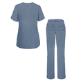 thumbnail image 2 of Adar Pro Heather Breakthrough Plus Ensemble de Sarrau pour Femmes - Haut à Col en V Amélioré et Pantalon à Multiples Poches, 2 of 7