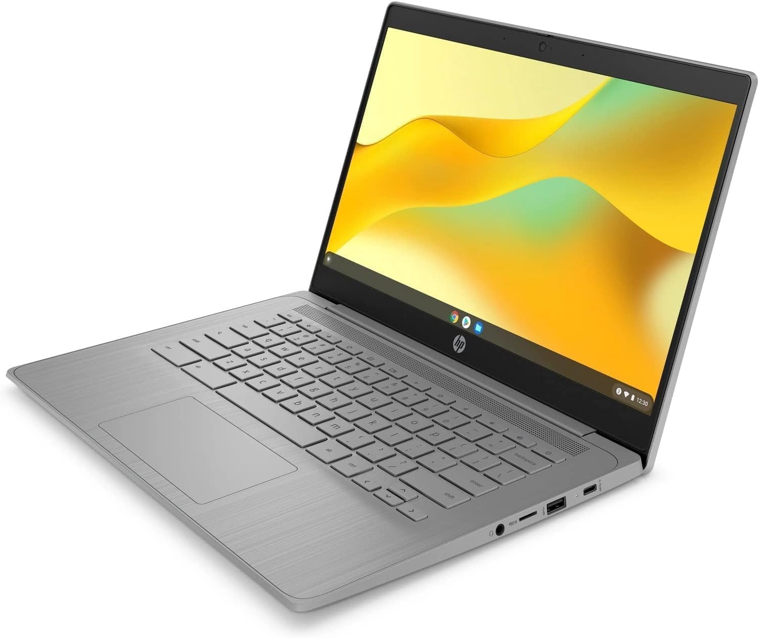 HP Chromebook 14" Gray Intel 4500 2.8Ghz 4GB 64GB Chrome OS Laptop Fast Charge