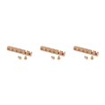 thumbnail image 1 of relayinert Guitar Bell Nut Height Adjustable Width Brass String Nuts Electric Guitars Parts Decorative Wear-resistant Beginner Use As Shown 3PCS, 1 of 6