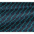 thumbnail image 5 of oneOone Viscose Jersey Fabric Leaves Block Print Fabric BTY 60 Inch Wide, 5 of 5