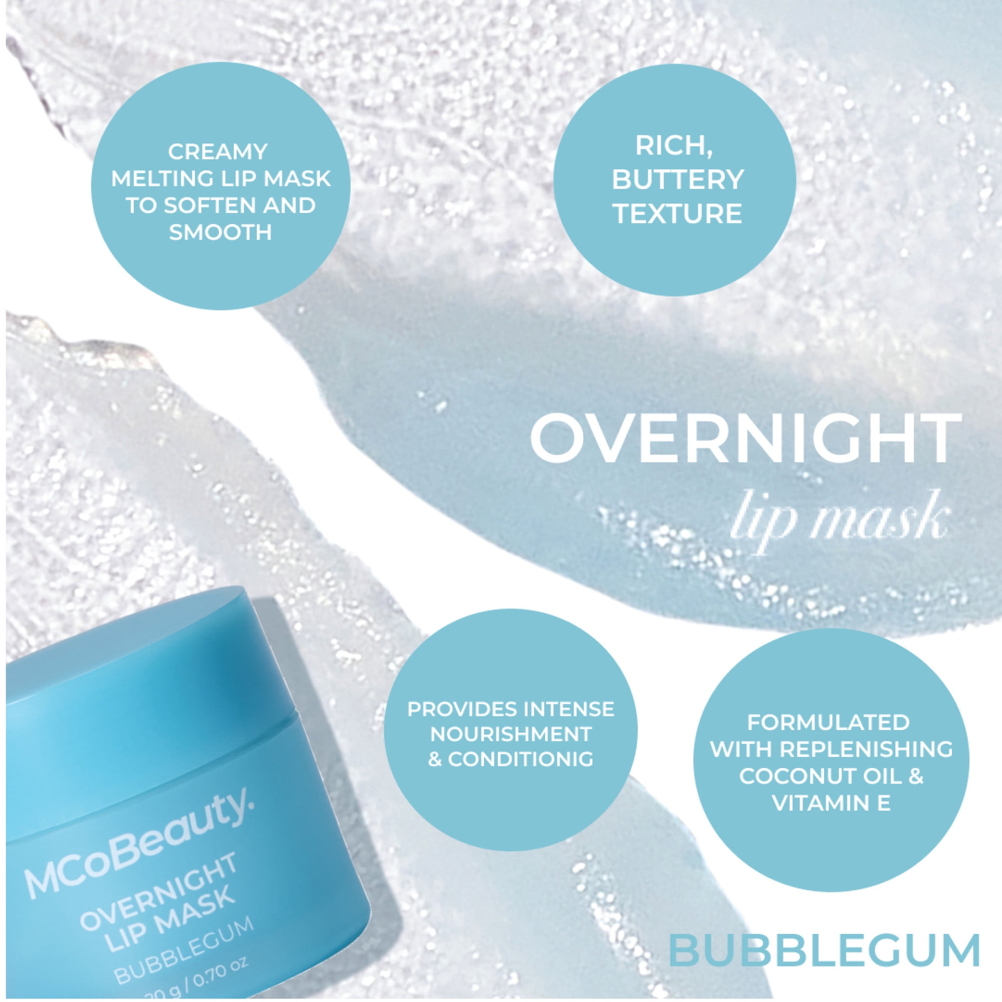 MCoBeauty - Masque pour les Lèvres de Nuit