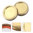 thumbnail image 2 of MasteelfCA 12 Sets Regular Canning Jar Bands and Rings Set 70mm Replacement Canning Lids, 2 of 9