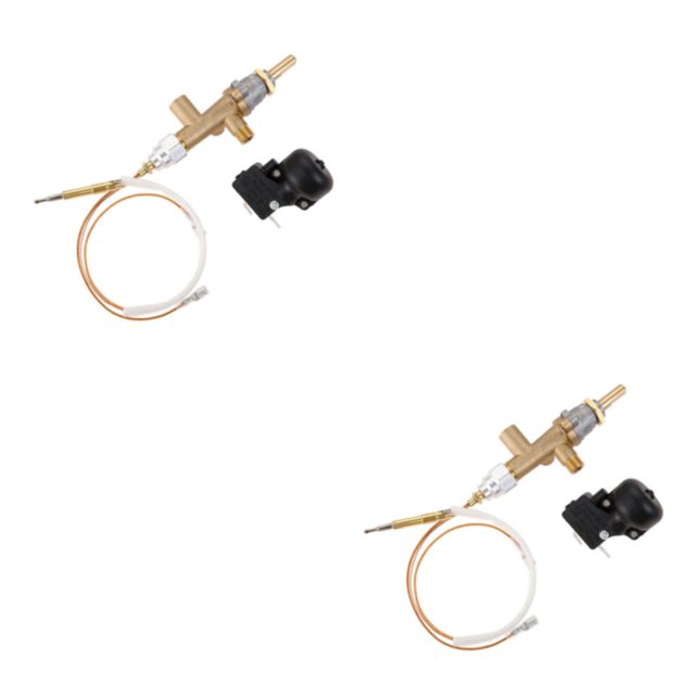 ZheElen Patio Heater Control Valve Kit Valve Kit Control Valve Kit Heater Valve Kit Hermocouple Sensor Dump Switch Kit 2Set