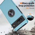 thumbnail image 5 of KOMI for Google Pixel 7 Case, Slim Fit Shockproof Protective Case for Pixel 7, Military-Grade Drop Protection with Ring Kickstand [Magnetic Car Mount Feature] Case for Google Pixel 7-Sierra Blue, 5 of 5