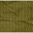 thumbnail image 4 of oneOone Organic Cotton Poplin Twill Fabric Curve & Circle Block Decor Fabric Printed BTY 42 Inch Wide, 4 of 4