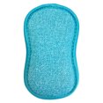thumbnail image 4 of 1 Pcs Multi-Purpose Scrub Sponges For Kitchen,Non-Scratch Microfiber Sponge,Heavy-Duty Washable Scouring Pad,Reusable Microfiber Sponge,Effortless Cleaning Of Dishes,Pots And Pans All,Grey, 4 of 7