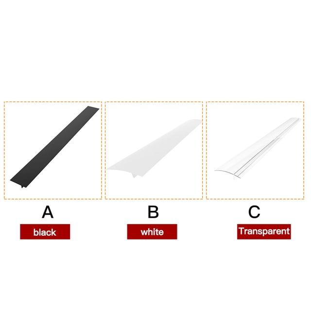 Stove Counter Cover Silicone Cooktop Crack Sealed Strip Heat Resistant Kitchen Stovetop Protector
