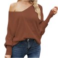 thumbnail image 2 of EGNMCR Cardigans pour Femmes, Chandails pour Femmes Mode Décontractée Unie Chandail à Manches Longues Col en V Chandail Femmes Chandail, 2 of 5