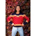 thumbnail image 2 of Wonder Woman Dark Blue Ugly Christmas Sweater, 2 of 5