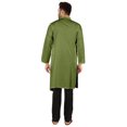 thumbnail image 4 of Atasi Indian Designer Kurta For Mens Party Wear Solid Color Ethnic Long Shirt, 4 of 7