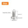 thumbnail image 2 of Unique Bargains M1.6x0.35x3mm Lot de 100 Vis Plates Rondes en Métal pour Machine à Entraînement Phillips, 2 of 5