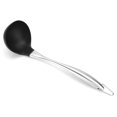 thumbnail image 4 of Wchiuoe Stainless Steel Soup Ladle Spoon Handle Silicone Cooking Spoon Scoop Soup Ladle Kitchenware Kitchen Tool, 4 of 8