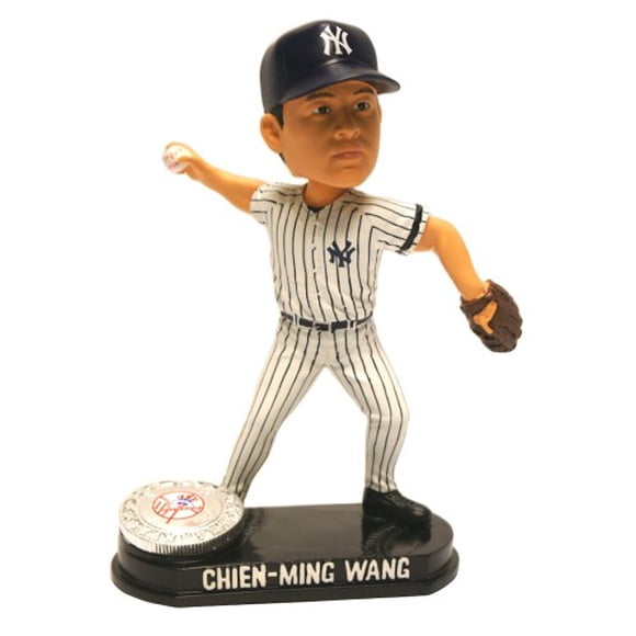 New York Yankees Chien-Ming Wang Forever Collectibles Platinum Bobble Head 8132965129