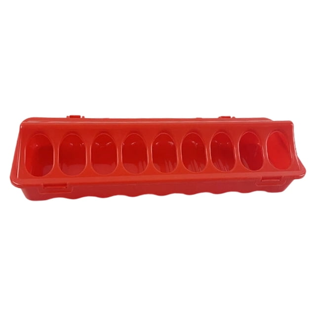 Automatic Poultry Feeder Trough for Chicks Quail Small Birds Feed Dispenser Adjustable Durable Plastic Outdoor Bird Care Tool