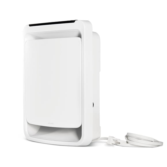 Stelpro Oasis Plug-in 120V Wall Fan Heater with built-in thermostat - Ultra-Quiet and precise with Heat Boost Mode, 1500W, 12" x 15 13/16" - SOA1501PW - White