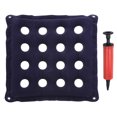 thumbnail image 1 of Unique Bargains Inflatable Seat Cushion, Portable Chair Pad Breathable Back Seat Pad, Blue, 1 of 6