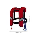 thumbnail image 2 of YoaNJYGR Travel Life Vest Life Ring Holder Thin Life Jackets for Adults High Performance Nylon Composite Material Automatic Inflatable Life Jacket Pneumatic Expansion Vest Specially Designed for Water, 2 of 2