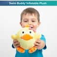thumbnail image 3 of Aqua Leisure SwimBuddy™ Inflatable Plush Pool/Bath Float for Kids - Dalia Duck, 3 of 8