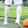thumbnail image 4 of GLFILL Ultra Comfortable Professional Football Socks Thin and Breathable Design orange and black M, 4 of 9