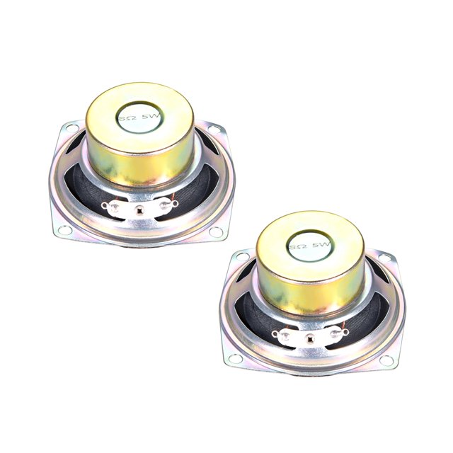 Unique Bargains Haut-Parleur Carré 5W 66mm 8 Ohms pour Audio DIY 2 Pcs