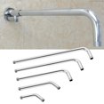 thumbnail image 2 of Stainless steel Shower Head Extension Arm Straight Angled Extra Hose Pipe Shower, 2 of 5