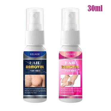 Vaporisateur Inhibiteur Naturel Permanent pour l'Épilation Arrête la Croissance 30 ml, Éliminateur de Cheveux