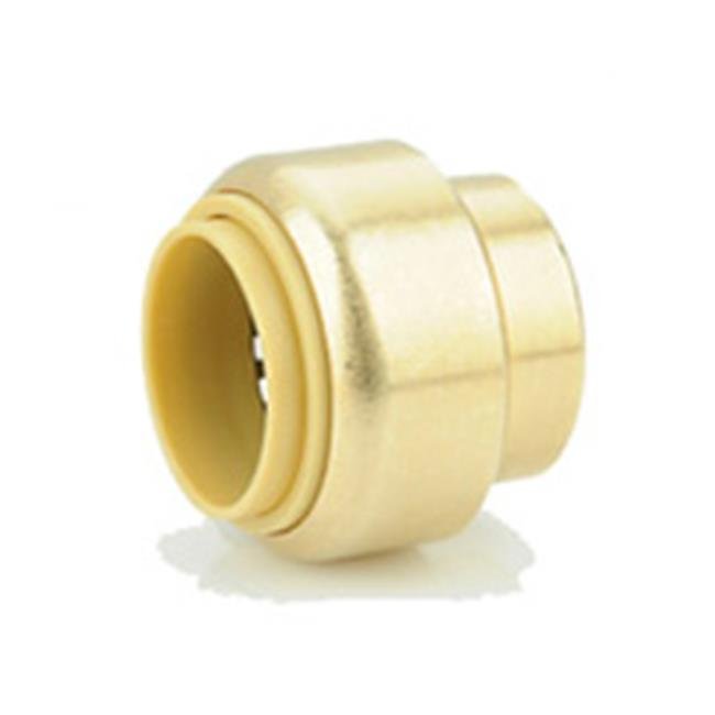 BPECA1-2NL No Lead Brass Push Sharkbite End Cap - 0.5 in.