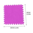 thumbnail image 3 of Purple Kids Play Mat Foam Puzzle Floor Tiles Soft Interlocking Eva Mat For Playroom And Nursery 30X30X1Cm Square Rug Mats For Kids Play Area In Purple, 3 of 4
