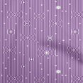 thumbnail image 1 of oneOone Cotton Poplin Purple Fabric Stripes Craft Projects Decor Fabric Printed By The Yard 42 Inch Wide, 1 of 4