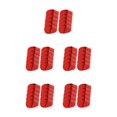 thumbnail image 1 of Thinsony Golf Head Covers PU Portable Protector Travel Athlete Golf for Training Red Small 10 Pcs 5Set, 1 of 6