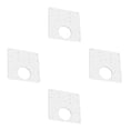thumbnail image 2 of Becaristey Cabinet Hinge Door Closet Hinges Furniture Hardware Repairing Accessory 4 Pcs, 2 of 6
