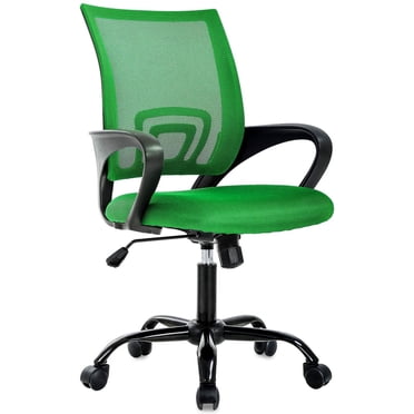 BestOffice Ergonomic Mesh Office Chair, Modern Executive Rolling Task Chair with Lumbar Support, Adjustable Stool Design, Green