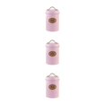 thumbnail image 2 of Wweixi Transparent Tea Jars For Storing And Displaying Favorite Tea Leaves Food Grade Metal Kitchen Storage Jars Jars Kitchen Pink sugar 3Set, 2 of 6