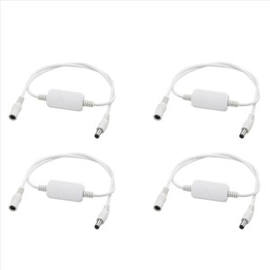 4X 24 Outil de réinitialisation du minuteur de redémarrage automatique des heures DC Routeur de modem en fibre de temps de puissance DC Gestionnaire de puissance White,4 x Ligne de redémarrage du routeur,Blanc