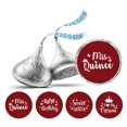 thumbnail image 1 of Darling Souvenir chocolate Candy Labels 190 Pcs Quinceanera Party Theme Stickers-Maroon, 1 of 2