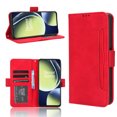 thumbnail image 1 of Étui pour OnePlus Nord CE3Lite, Couverture Ajustable, Porte-Cartes Détachable, Fermeture Magnétique, Étui Portefeuille en Cuir - Rouge, 1 of 6