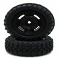 thumbnail image 1 of ZheElen Plastic Wear-resistant Wheel Rims Tyre For 1/24 SCX24 RC Car Part RC Car Accessories Replacement Parts RC Upgrade Part Black, 1 of 6