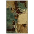thumbnail image 4 of Tapis Strata de Mohawk, couleur turquoise fusion, 4 of 7