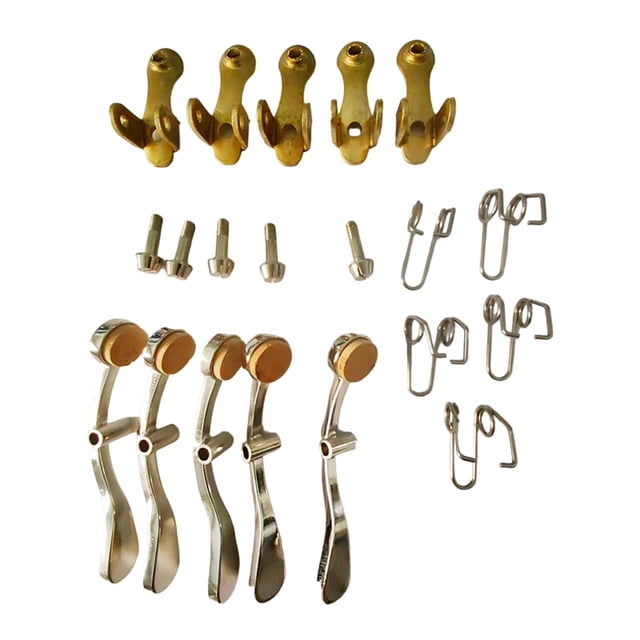 Milaget Accessoires de Valve de Crachoir de Trompette Pièces de Rechange pour Réparation de Tuba Trombone 1 Ensemble d'Outils de Réparation