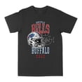 thumbnail image 1 of T-shirt graphique casque et terrain NFL Buffalo Bills pour hommes, noir, 1 of 4
