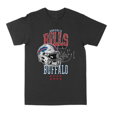 NFL Buffalo Bills Men's Helmet Field Graphic Tee, Black
