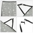 thumbnail image 3 of Unique Bargains 1 Pcs Universal Waterproof Car Seat Cover for Pet Bone Paw Pattern Gray, 3 of 6