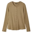 thumbnail image 5 of Cardigan côtelé George pour femmes, 5 of 5