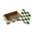 thumbnail image 1 of Anko Green Check Decor Box, 1 of 4