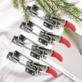 thumbnail image 2 of Miangastore 4 Pcs Solid Toggle Latch Clamp Metal Adjustable Door Cabinet Box Case Toggle Latch Heavy Duty Hand Tool, 2 of 8