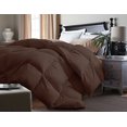 thumbnail image 4 of Blue Ridge Home Fashion Microfiber Down Alternative Comforter, King, Chocolate, 4 of 4