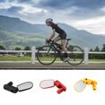 thumbnail image 3 of maskred Rétroviseur Réglable avant Arrière Miroirs Réfléchissent Clairement Lumière Pièces de Vélo Vélos de Montagne Délicat Extérieur Plus Lisse Rouge, 3 of 6