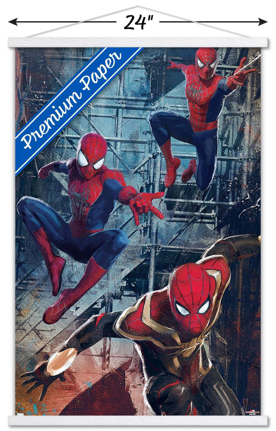 Marvel Spider-Man: No Way Home - Trio Wall Poster, 22.375" x 34"