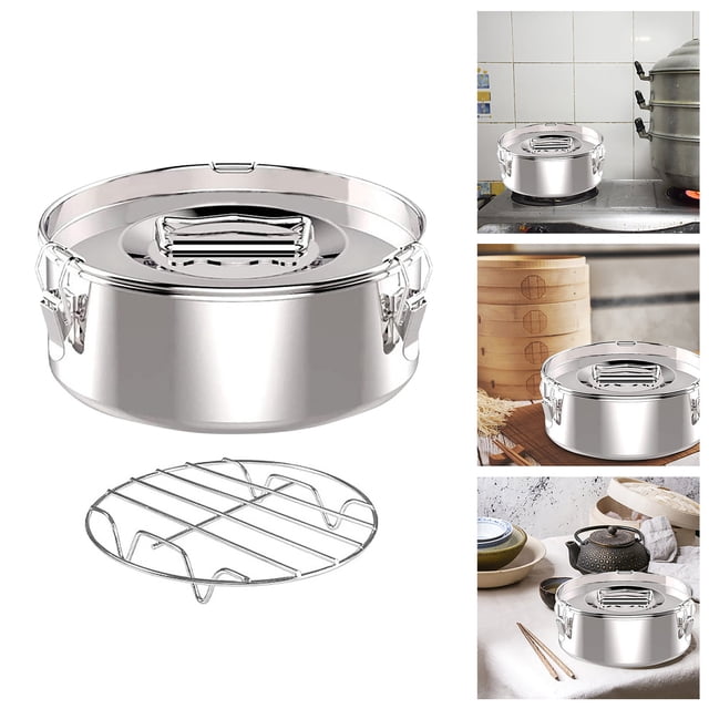 Cooking Utensils Product Title Stainless Steel Pan with Lid and Handle Large Capacity Round Cake Baking Maker for Cheese Cake Chocolate Cupcake Versatile Cooking Utensils for Kitchen